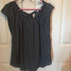 Lauren Conrad navy blue top